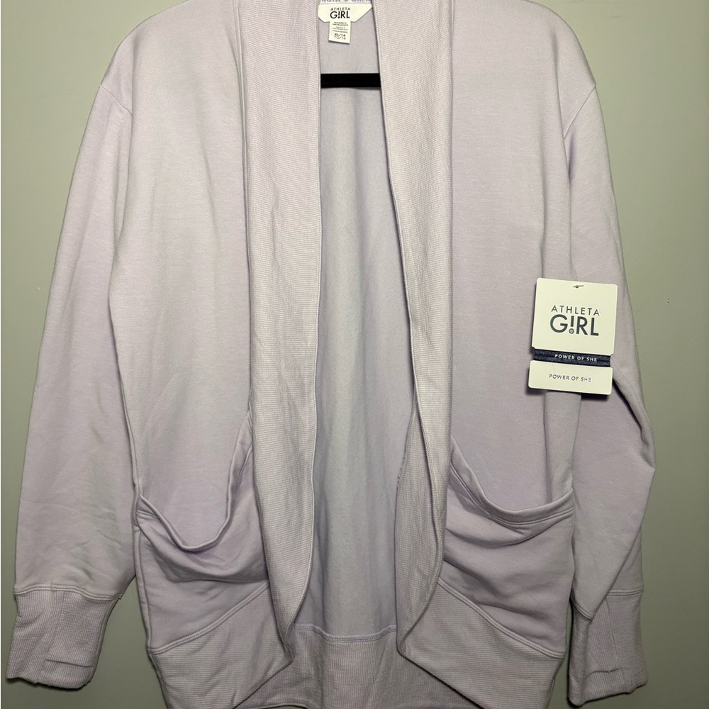 Athleta Girl Wrap 'N Roll Sweatshirt 2.0 Lavendar